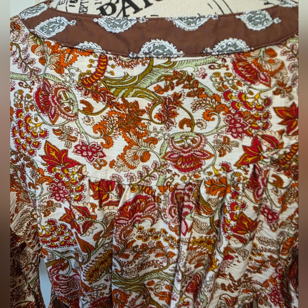 Floral Fall Maxi Dress-NWT - Picture 8 of 9